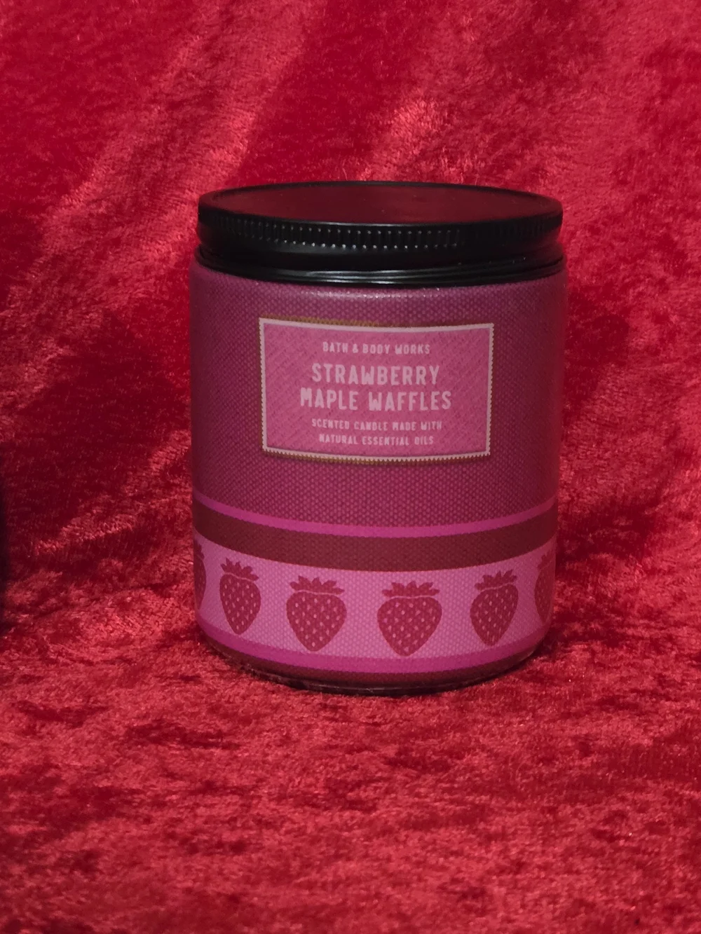 BBW Strawberry Maple Waffles Candle